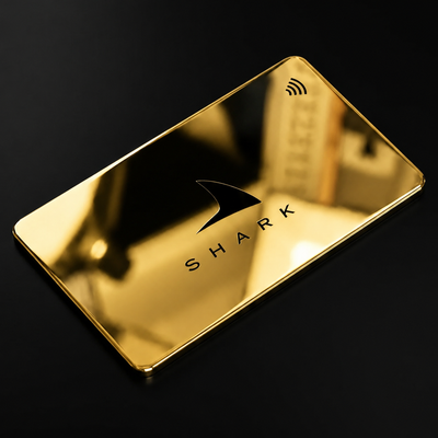 Custom Metal Shark Card