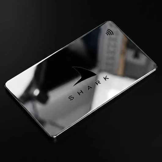 Custom Metal Shark Card