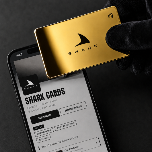 Custom Metal Shark Card