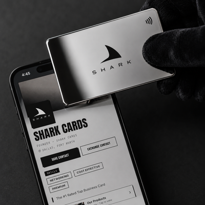 Custom Metal Shark Card