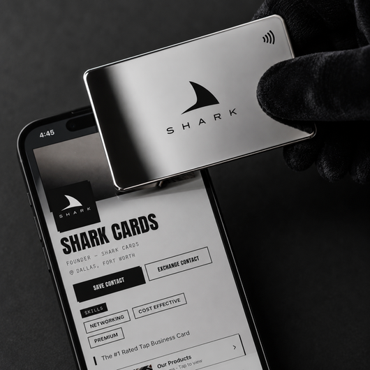 Custom Metal Shark Card