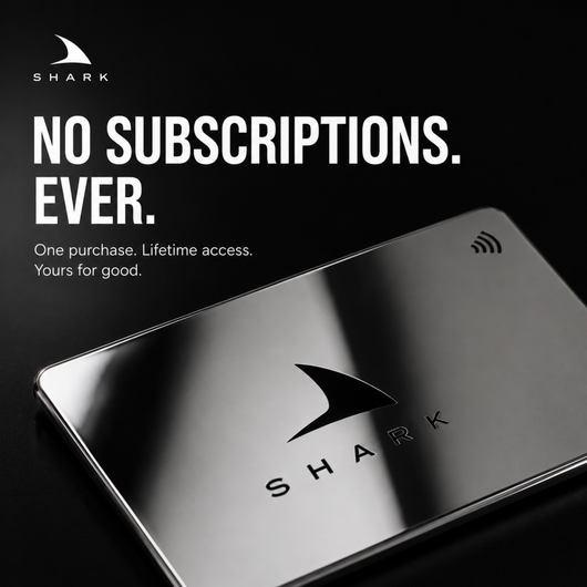 Custom Metal Shark Card